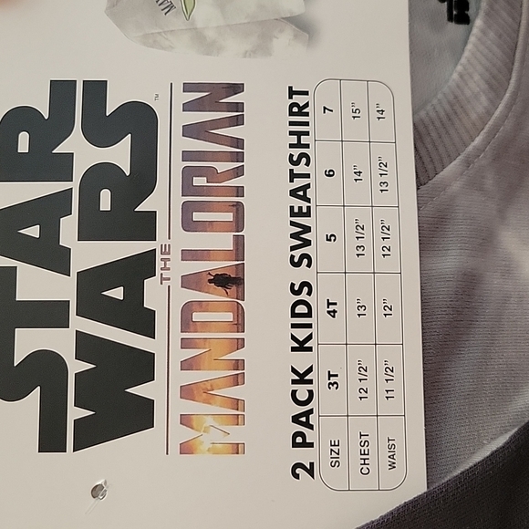 Star Wars Kids 2-pack sweatshirts size 5 - Picture 7 of 10